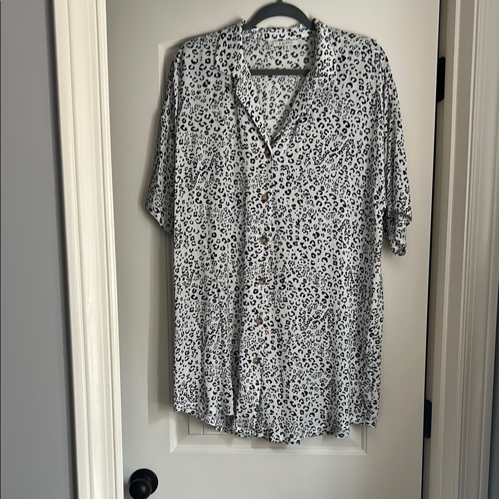Women’s Z Supply Leopard Print Shirt Dress